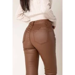 JEAN HUILE PUSH UP NINA CARTER MARRON 12 JEAN HUILE PUSH UP NINA CARTER MARRON -Vêtements De Mode jean huile push up nina carter marron 4