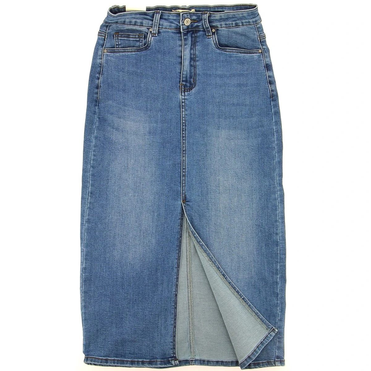 JUPE JEAN LONGUE NINA CARTER 6 JUPE JEAN LONGUE NINA CARTER – Image 4