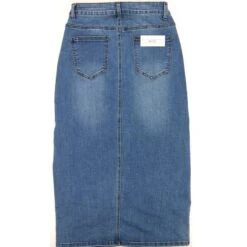 JUPE JEAN LONGUE NINA CARTER 11 JUPE JEAN LONGUE NINA CARTER -Vêtements De Mode jupe jean longue nina carter 4