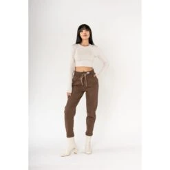 PANTALON AMPLE NINA CARTER CHOCO