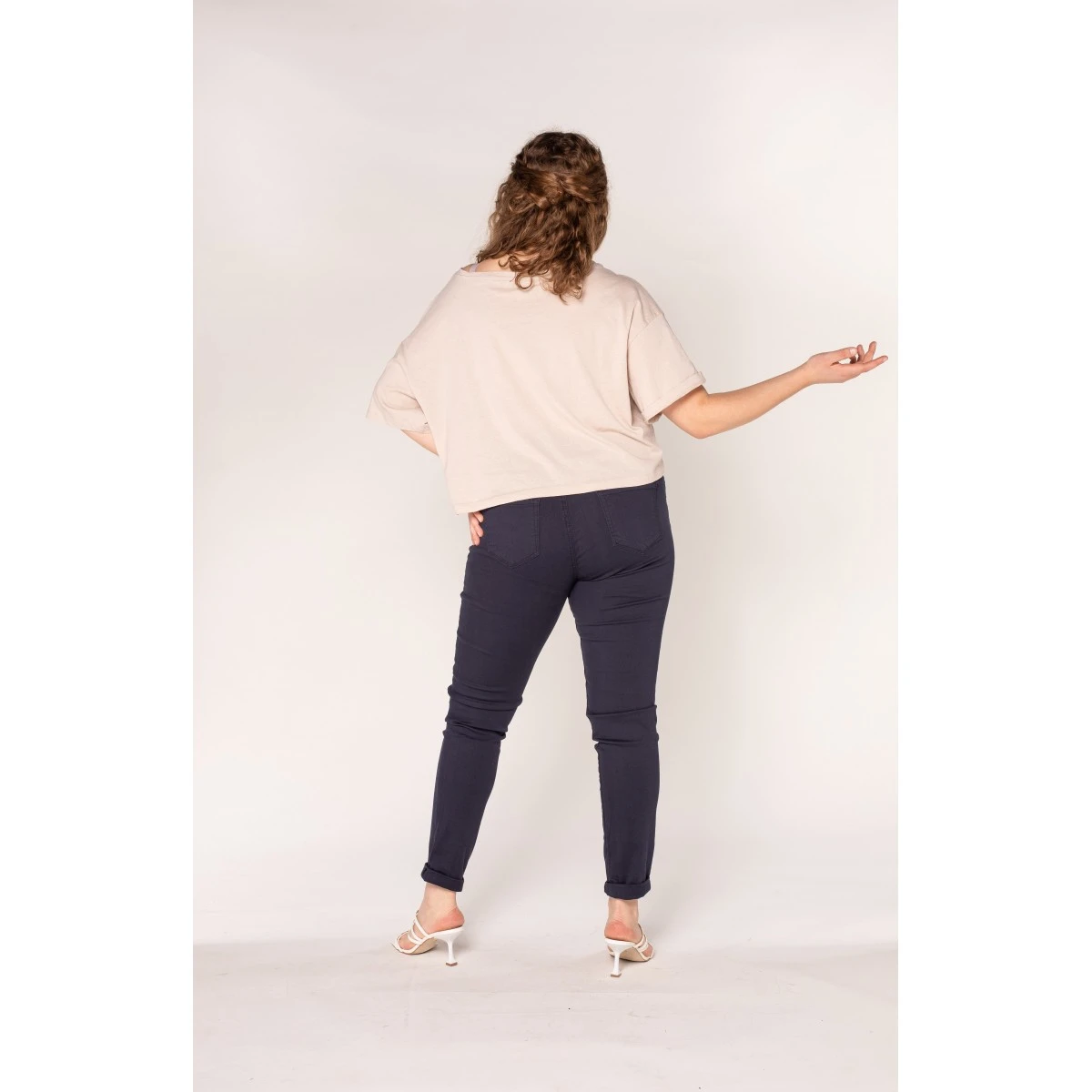 PANTALON CLASSIQUE STRECH NINA CARTER MARINE 5 PANTALON CLASSIQUE STRECH NINA CARTER MARINE – Image 3