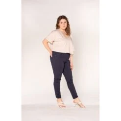 PANTALON CLASSIQUE STRECH NINA CARTER MARINE 10 PANTALON CLASSIQUE STRECH NINA CARTER MARINE -Vêtements De Mode pantalon classique strech nina carter marine 3