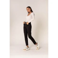 JEAN CLASSIQUE STRECH NINA CARTER NOIR -Vêtements De Mode pantalon classique strech nina carter noir 3