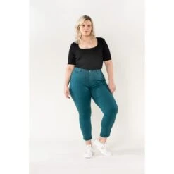 PANTALON GRANDE TAILLE STRECH N. CARTER BLEU OCEAN 6 PANTALON GRANDE TAILLE STRECH N. CARTER BLEU OCEAN -Vêtements De Mode pantalon grande taille strech n carter bleu ocean 1