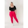 PANTALON GRANDE TAILLE STRECH N. CARTER FUCHSIA -Vêtements De Mode pantalon grande taille strech n carter fuchsia