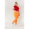 PANTALON GRANDE TAILLE STRECH N. CARTER ORANGE