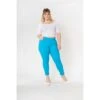 PANTALON GRANDE TAILLE STRECH NINA CARTER TURQUOISE 2 PANTALON GRANDE TAILLE STRECH NINA CARTER TURQUOISE -Vêtements De Mode pantalon grande taille strech nina carter turquoise