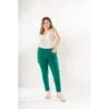 PANTALON GRANDE TAILLE STRECH NINA CARTER VERT 1 PANTALON GRANDE TAILLE STRECH NINA CARTER VERT -Vêtements De Mode pantalon grande taille strech nina carter vert