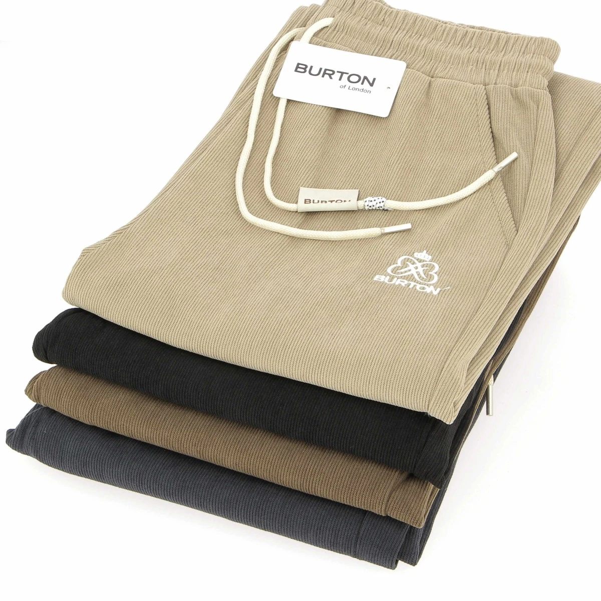 PANTALON JOGGING VELOURS LARGE FEMME BURTON NOIR 5 PANTALON JOGGING VELOURS LARGE FEMME BURTON NOIR – Image 3