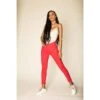 PANTALON SLIM STRECH NINA CARTER ROUGE -Vêtements De Mode pantalon slim strech nina carter rouge