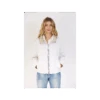 PARKA COURTE REVERSIBLE BLANC / OR 2 PARKA COURTE REVERSIBLE BLANC / OR -Vêtements De Mode parka courte reversible blanc or