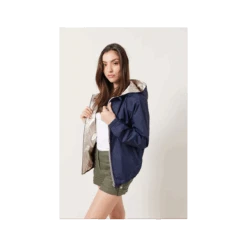 PARKA COURTE REVERSIBLE MARINE / OR -Vêtements De Mode parka courte reversible marine or 3