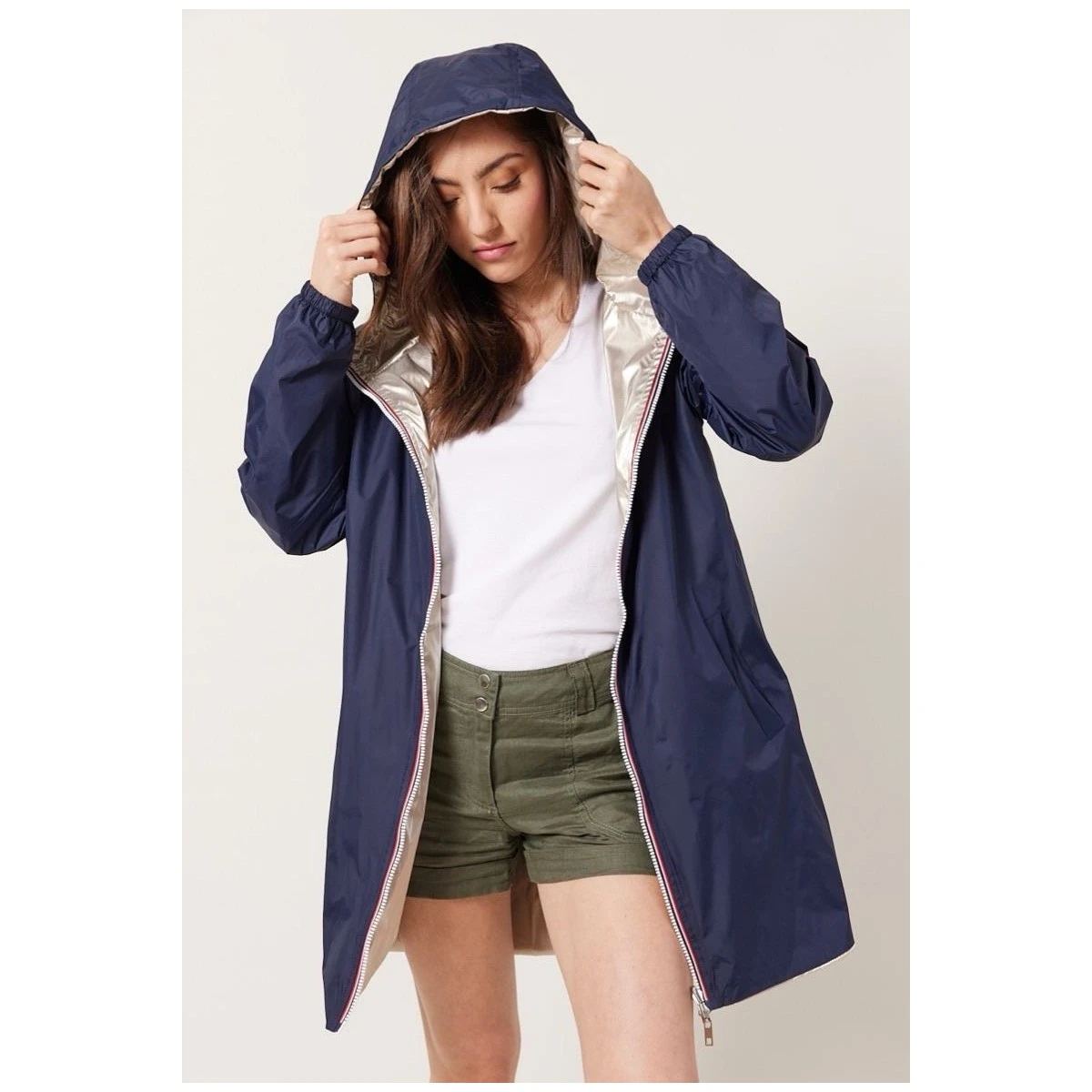 PARKA LEGERE REVERSIBLE MARINE / OR 3 PARKA LEGERE REVERSIBLE MARINE / OR