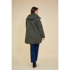 PARKA MI-LONGUE KAKI DOUBLEE LEOPARD 10 PARKA MI-LONGUE KAKI DOUBLEE LEOPARD -Vêtements De Mode parka mi longue kaki doublee leopard 3