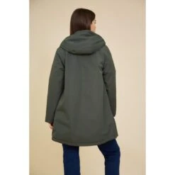 PARKA MI-LONGUE KAKI DOUBLEE LEOPARD 11 PARKA MI-LONGUE KAKI DOUBLEE LEOPARD -Vêtements De Mode parka mi longue kaki doublee leopard 4