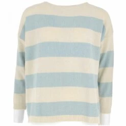 PULL 100 % CASHMERE ECRU / CIEL