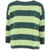 PULL 100 % CASHMERE VERT SAPIN / ANIS
