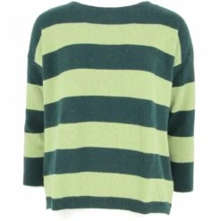 PULL 100 % CASHMERE VERT SAPIN / ANIS