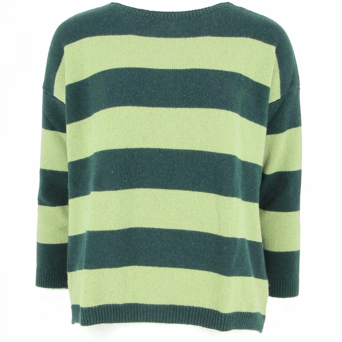 PULL 100 % CASHMERE VERT SAPIN / ANIS 3 PULL 100 % CASHMERE VERT SAPIN / ANIS