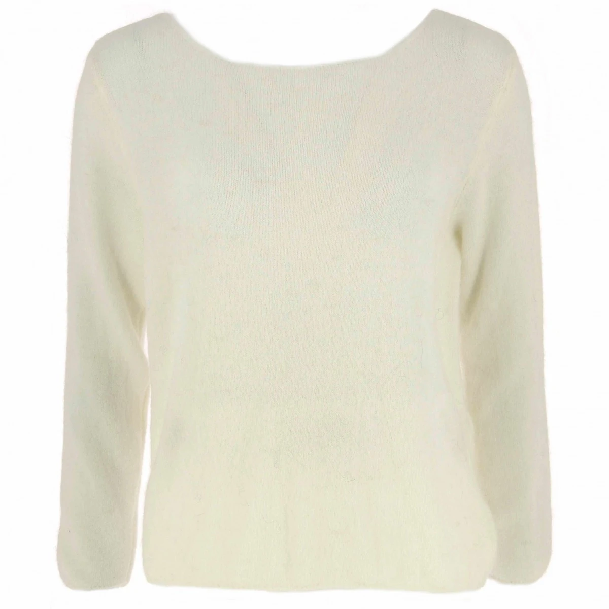 PULL COL BATEAU ALPAGA ECRU 3 PULL COL BATEAU ALPAGA ECRU