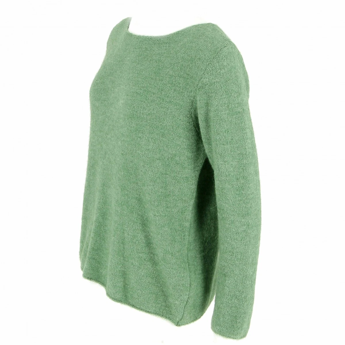 PULL COL BATEAU ALPAGA VERT 4 PULL COL BATEAU ALPAGA VERT – Image 2