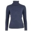 PULL FEMME COL ROULE MARINE -Vêtements De Mode pull femme col roule marine
