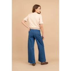 PULL MANCHES COURTES CREME -Vêtements De Mode pull manches courtes creme 2