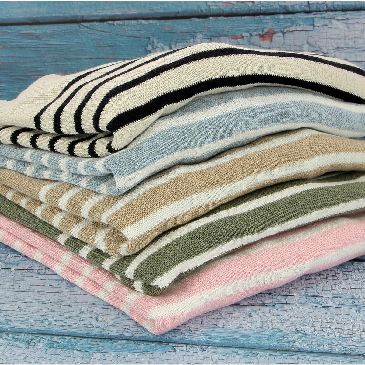 PULL MARINIERE 100% COTON KAKI / BLANC 8 PULL MARINIERE 100% COTON KAKI / BLANC – Image 6