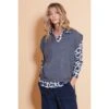 PULL SANS MANCHE GRIS 2 PULL SANS MANCHE GRIS -Vêtements De Mode pull sans manche gris