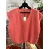 PULL SANS MANCHE ROSE -Vêtements De Mode pull sans manche rose