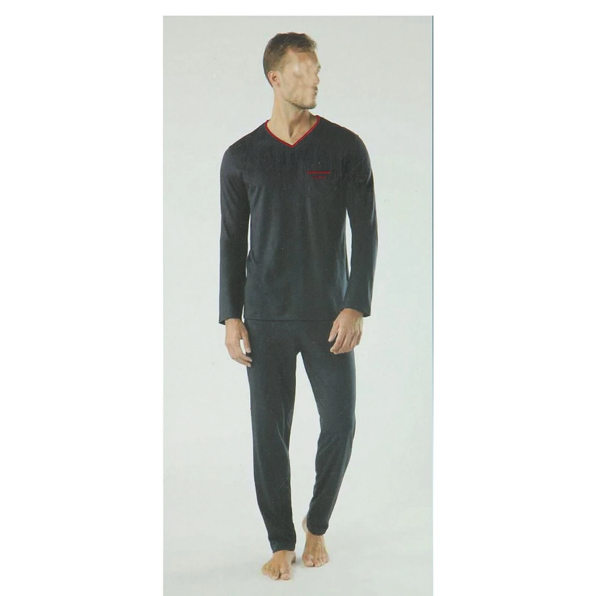 PYJAMA LONG MARINER ANTHRACITE 5 PYJAMA LONG MARINER ANTHRACITE – Image 3