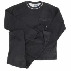 PYJAMA LONG POLAIRE HOMME NOIR