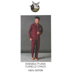 PYJAMA LONG VESTE CHEVIGNON BORDEAUX 100% COTON 7 PYJAMA LONG VESTE CHEVIGNON BORDEAUX 100% COTON -Vêtements De Mode pyjama long veste chevignon bordeaux 100 coton 2