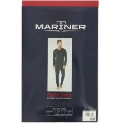 PYJAMA LONG MARINER GRIS -Vêtements De Mode pyjama long veste chevignon noir 100 coton 4