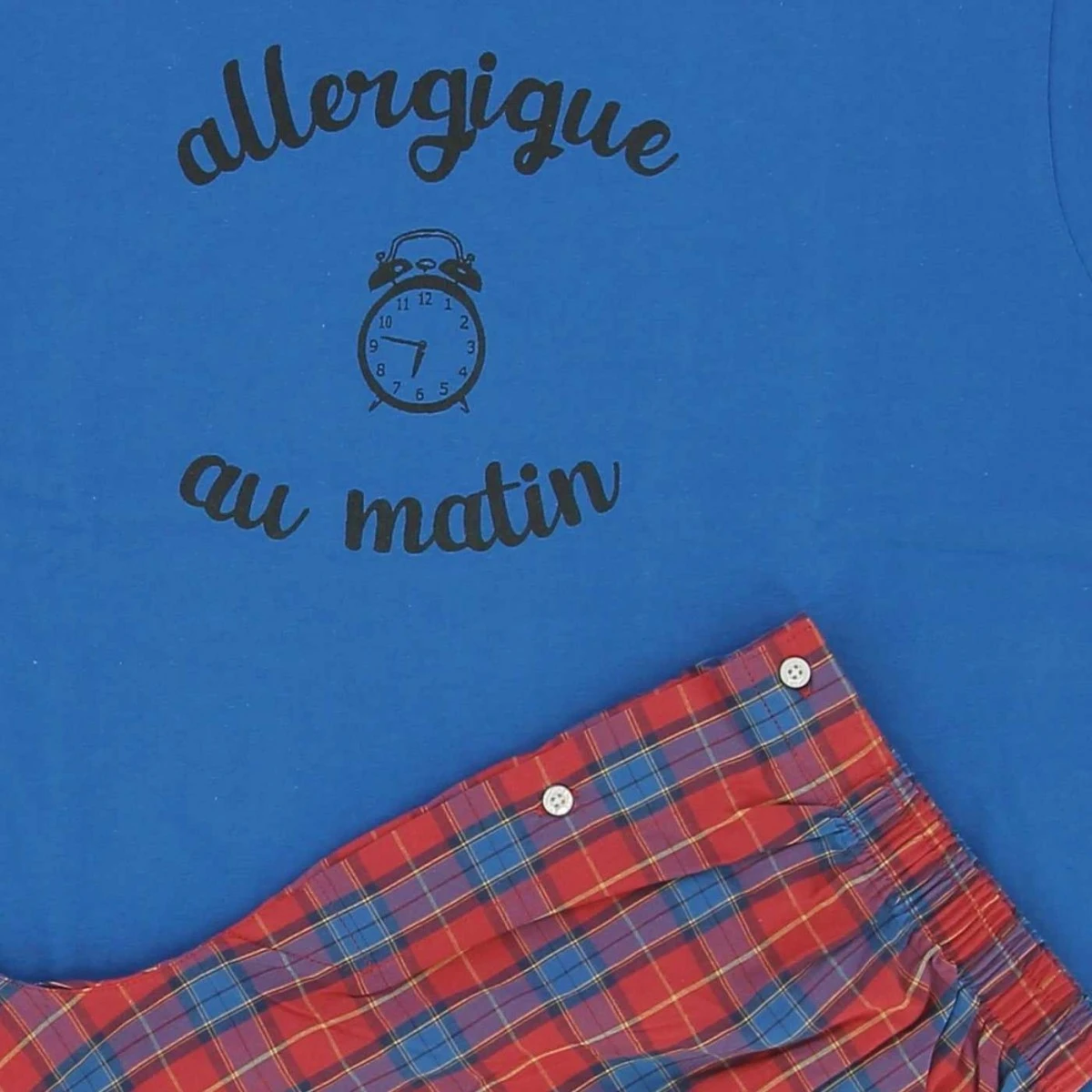 PYJAMA SHORT ARTHUR ALLERGIQUE AU MATIN 4 PYJAMA SHORT ARTHUR ALLERGIQUE AU MATIN – Image 2