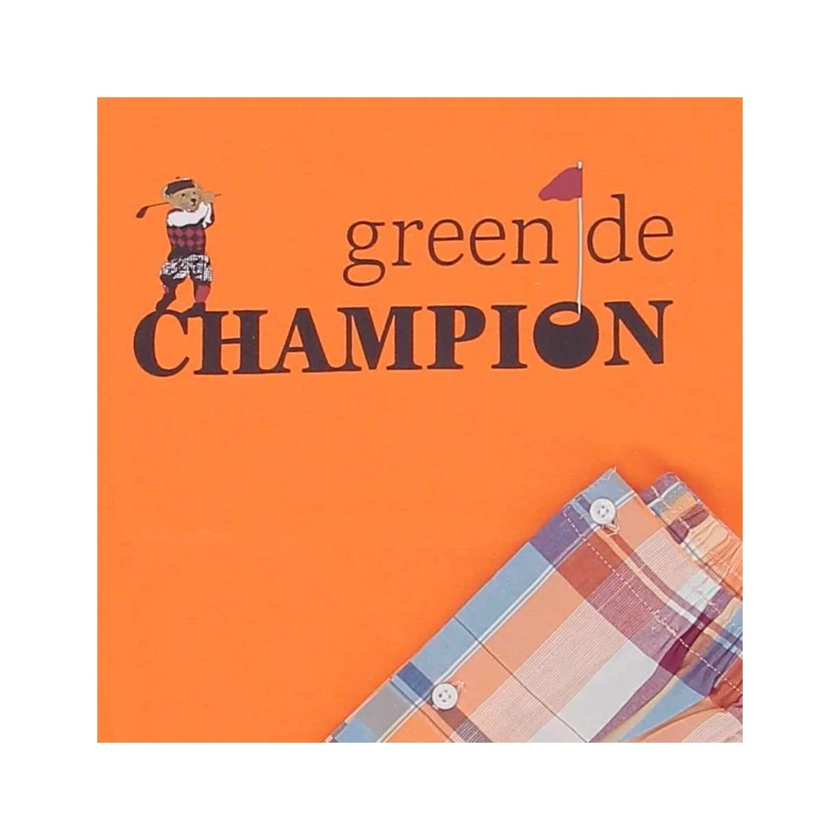 PYJAMA SHORT ARTHUR GREEN DE CHAMPION 4 PYJAMA SHORT ARTHUR GREEN DE CHAMPION – Image 2