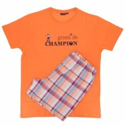 PYJAMA SHORT ARTHUR GREEN DE CHAMPION