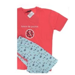 PYJAMA SHORT ARTHUR HEURE DE POINTE ROUGE