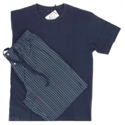 PYJAMA SHORT HOMME ARTHUR BLEU MARINE