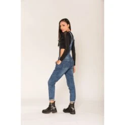 SALOPETTE BOYFRIEND JEAN NINA CARTER BLEU MOYEN -Vêtements De Mode salopette boyfriend jean nina carter bleu moyen 2