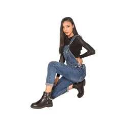 SALOPETTE BOYFRIEND JEAN NINA CARTER BLEU MOYEN -Vêtements De Mode salopette boyfriend jean nina carter bleu moyen 3