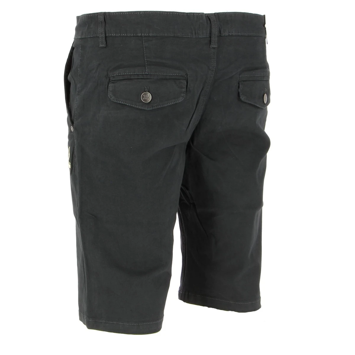 SHORT CHINO COTON STRETCH CHEVIGNON NOIR 4 SHORT CHINO COTON STRETCH CHEVIGNON NOIR – Image 2