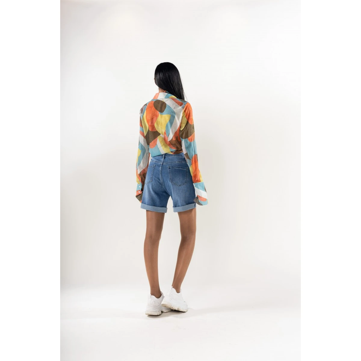 SHORT JEAN FONCE NINA CARTER 6 SHORT JEAN FONCE NINA CARTER – Image 4