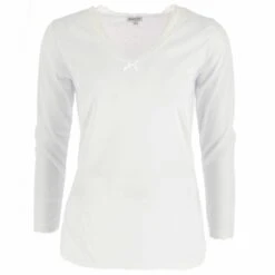 TEE SHIRT BURTON MANCHE LONGUE CHAUD BLANC
