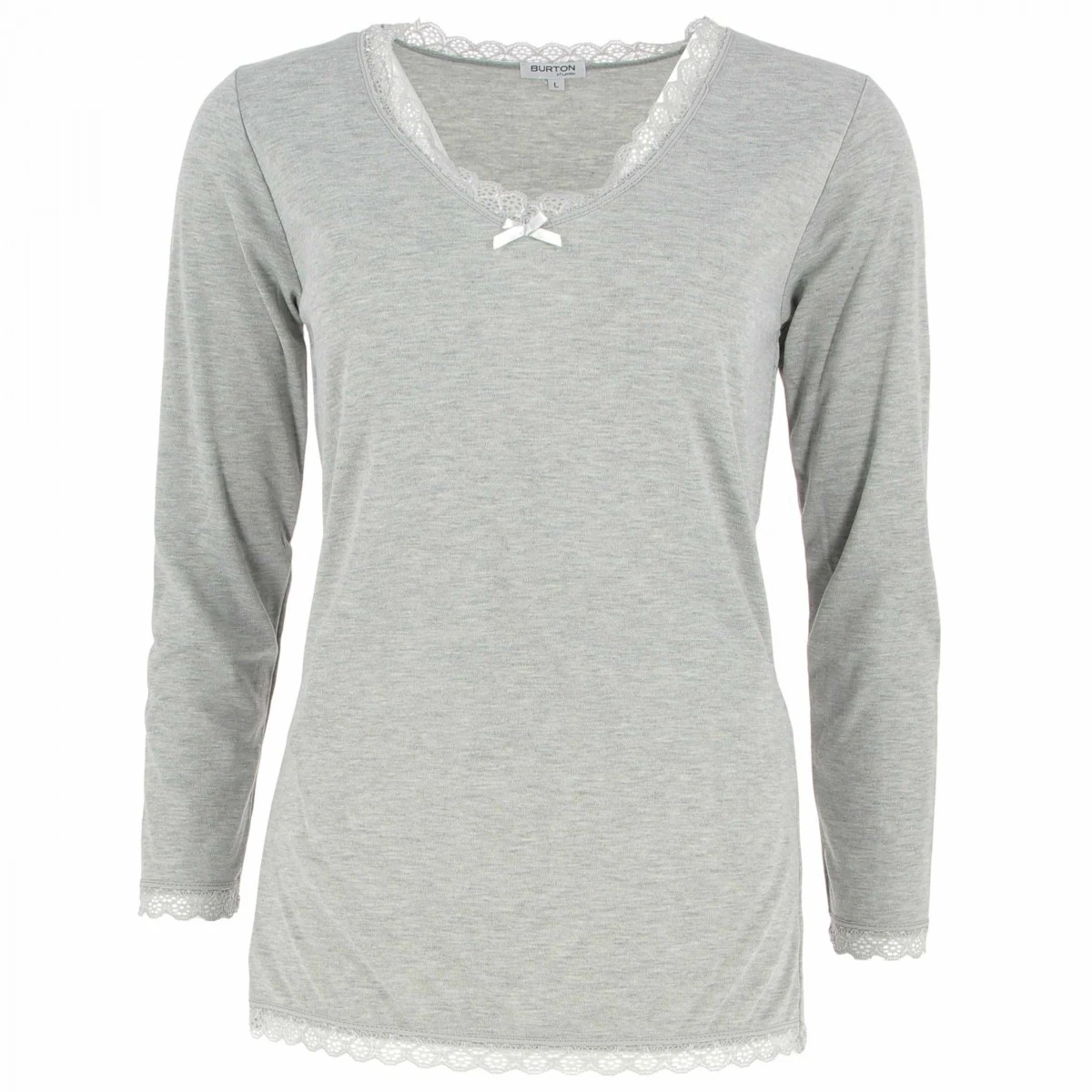 TEE SHIRT BURTON MANCHE LONGUE CHAUD GRIS 3 TEE SHIRT BURTON MANCHE LONGUE CHAUD GRIS