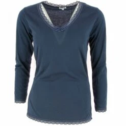 TEE SHIRT BURTON MANCHE LONGUE CHAUD MARINE