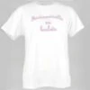 TEE SHIRT MADEMOISELLE EN BASKET LETTRE LILAS -Vêtements De Mode tee shirt mademoiselle en basket lettre lilas