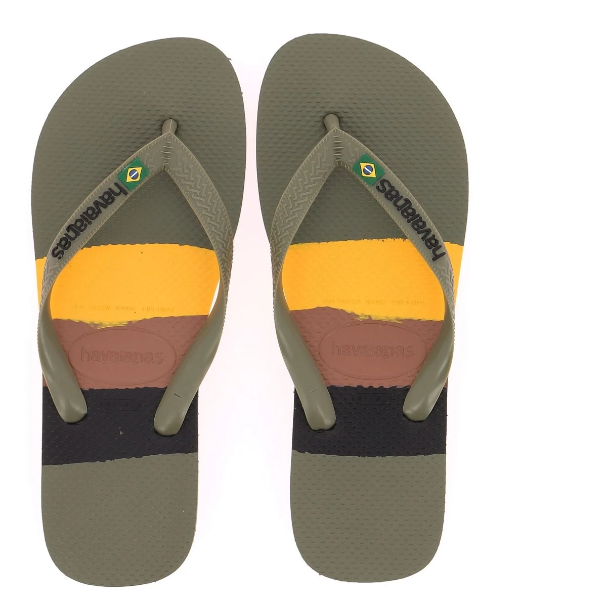 TONGS HAVAIANAS BRASIL KAKI 4 TONGS HAVAIANAS BRASIL KAKI – Image 2