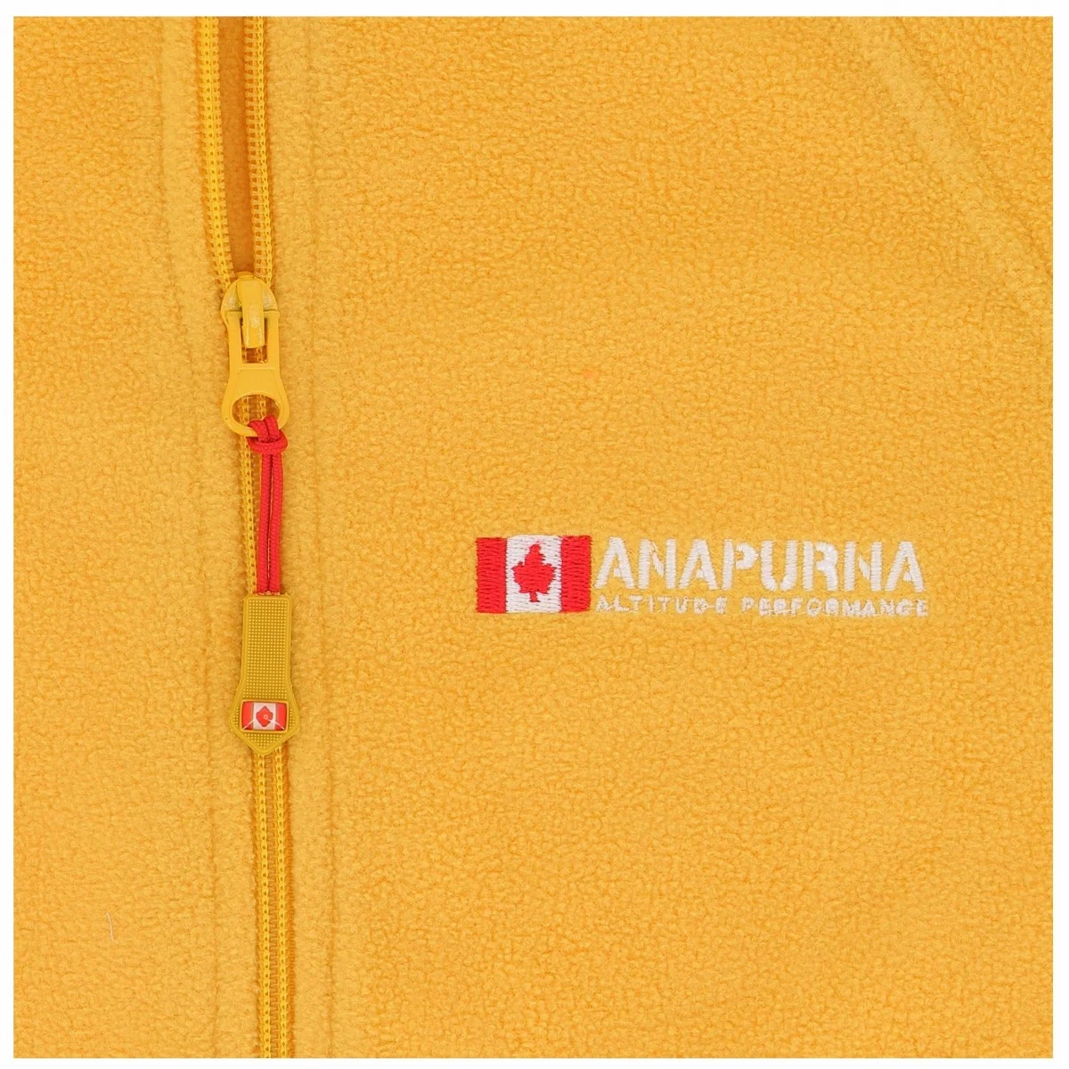 VESTE ANAPURNA MICRO POLAIRE FEMME JAUNE 4 VESTE ANAPURNA MICRO POLAIRE FEMME JAUNE – Image 2