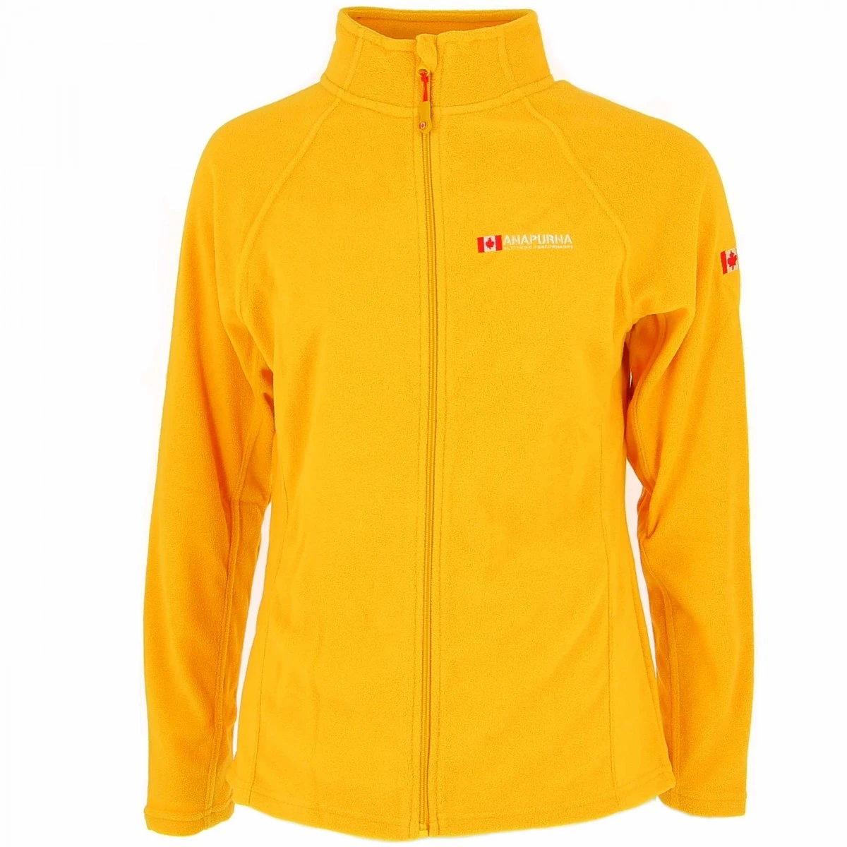 VESTE ANAPURNA MICRO POLAIRE FEMME JAUNE 3 VESTE ANAPURNA MICRO POLAIRE FEMME JAUNE